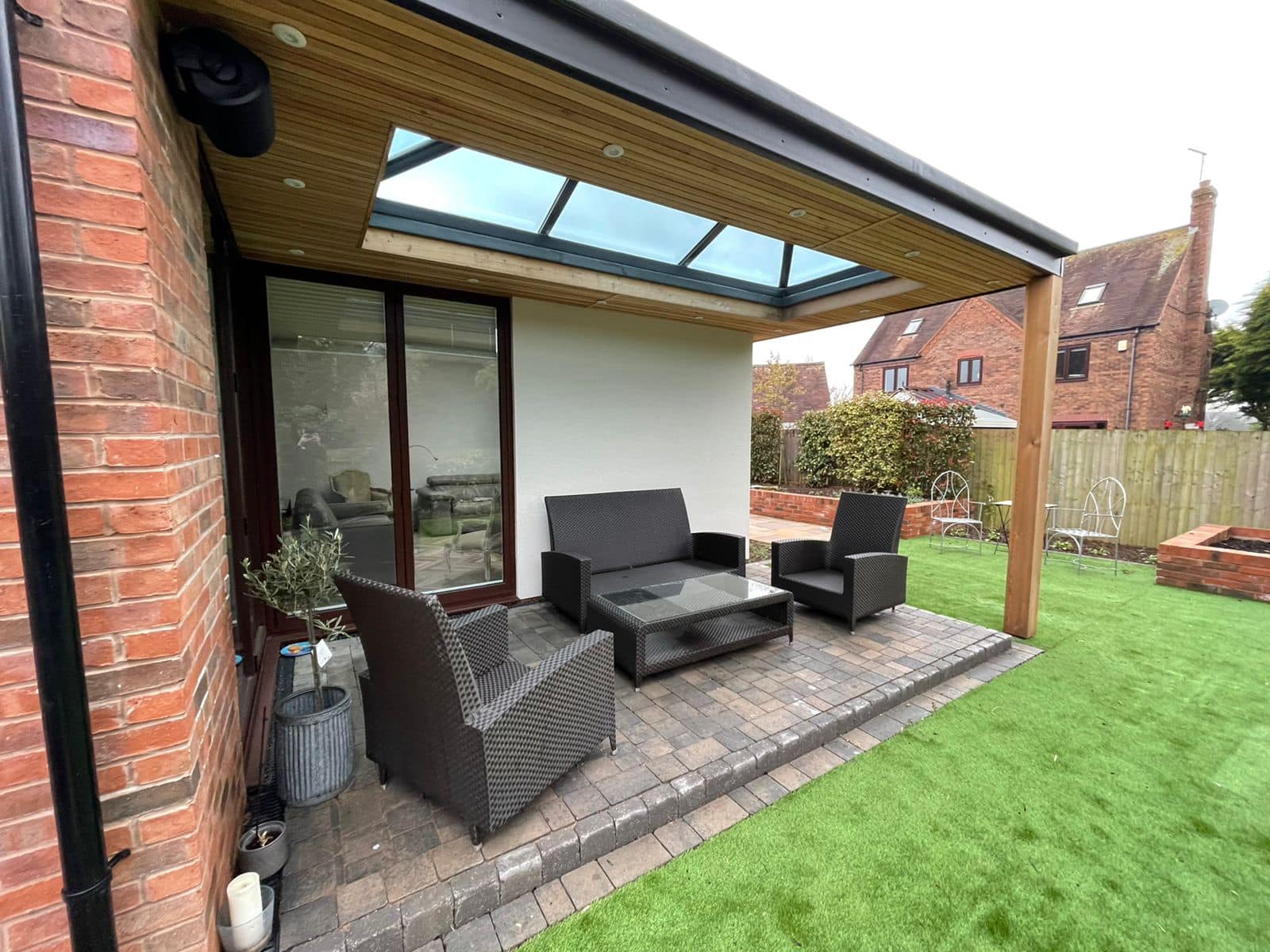 Roof lantern stops the showers