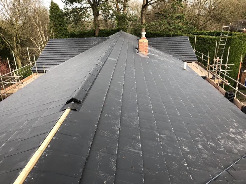 two floor extension and roof