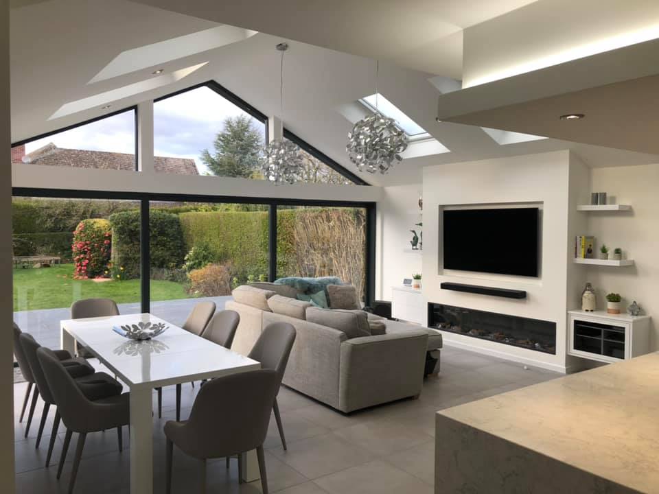 Stylish extension to kitchen and living space