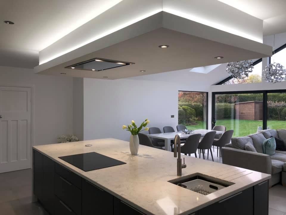 Stylish extension to kitchen and living space