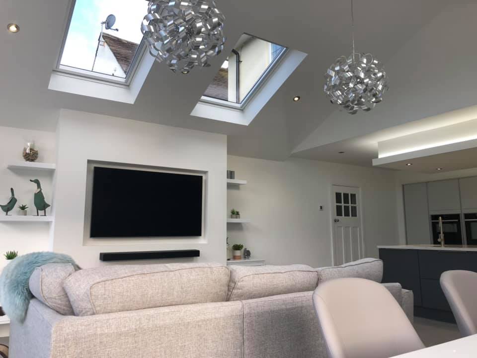 Stylish extension to kitchen and living space