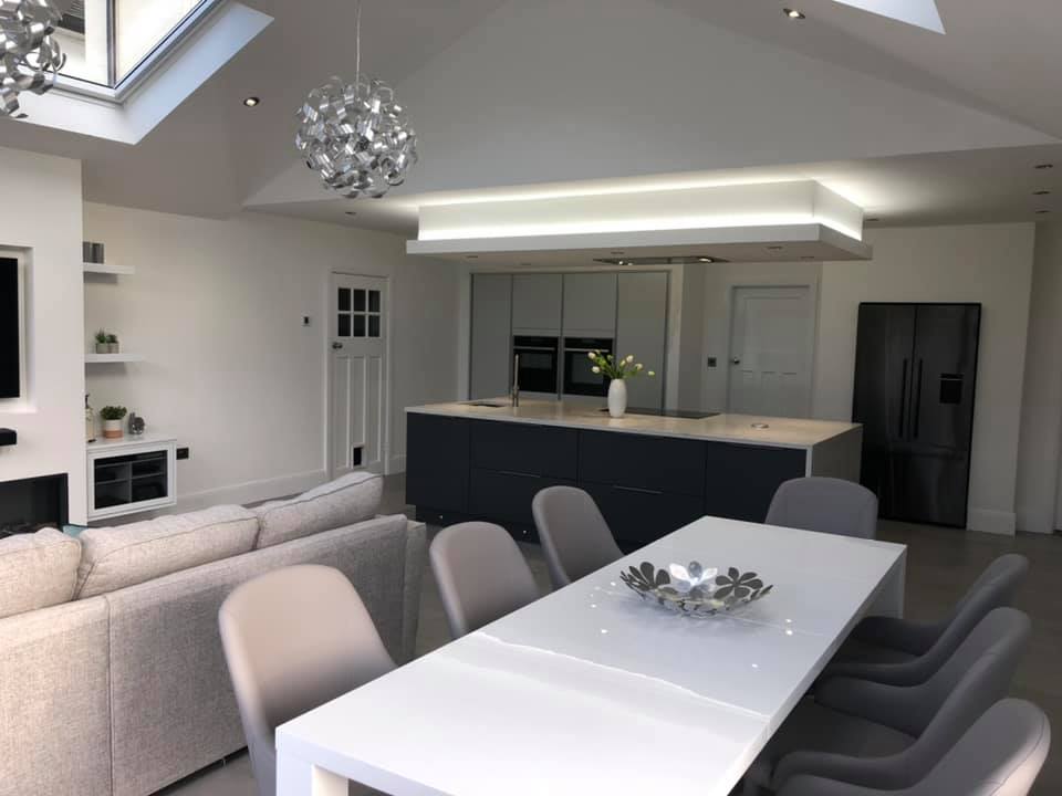 Stylish extension to kitchen and living space