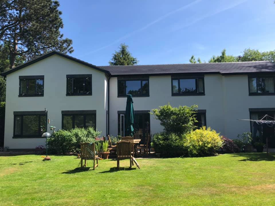 two floor extension and roof